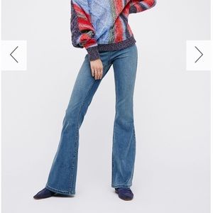 Free People Penny Pull-On Flare Jeans
